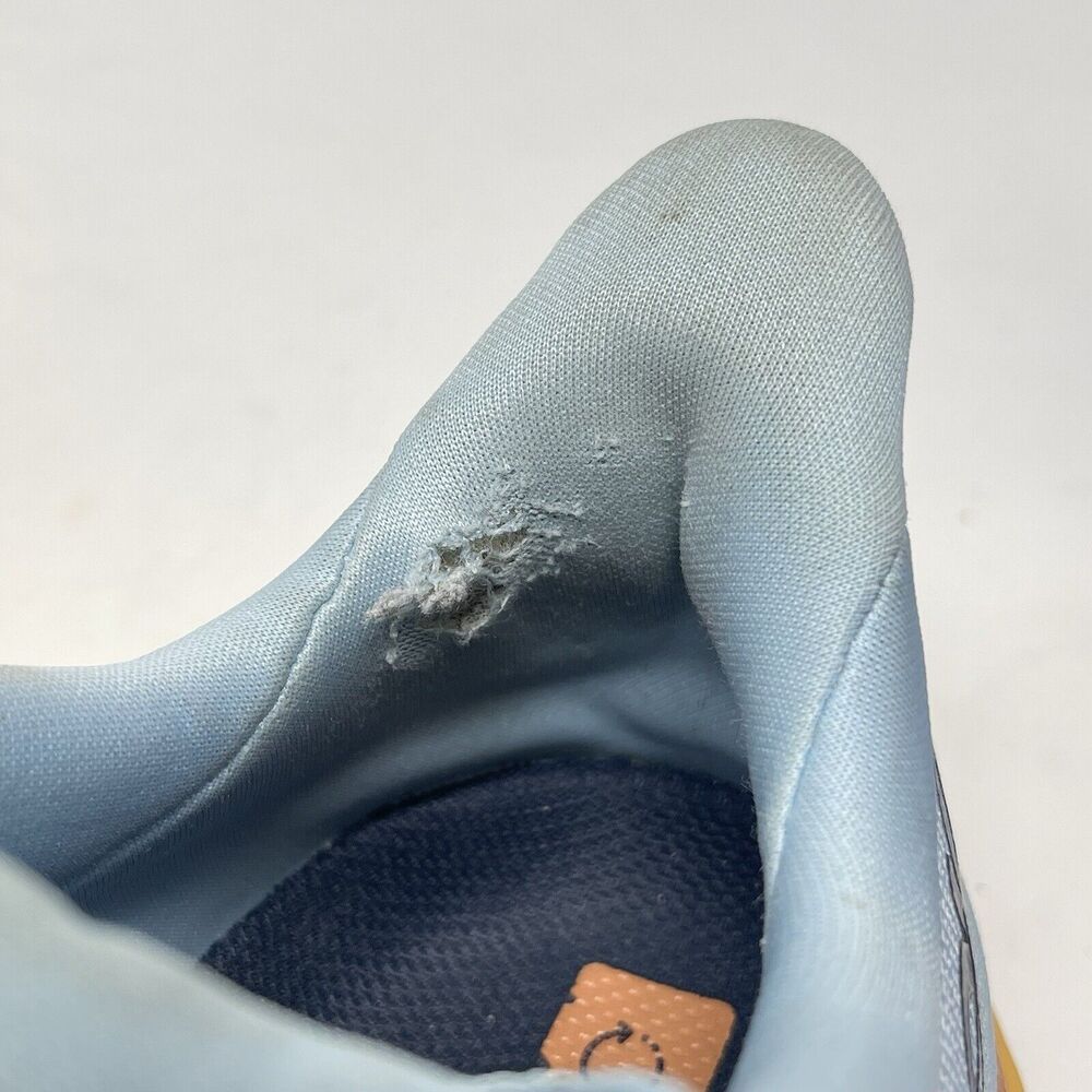 Hoka One One Clifton 8 Womens 7 Blue Mesh Running Walking Shoes Sneakers - Picture 9 of 16